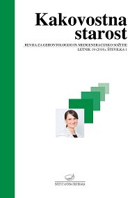 Kakovostna starost letnik 19, številka 1