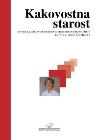 Kakovostna starost letnik 21, številka 3