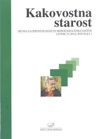 Kakovostna starost letnik 22, številka 1