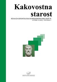 Kakovostna starost letnik 23, številka 1