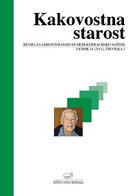 Kakovostna starost letnik 14, številka 1