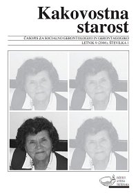 Kakovostna starost letnik 9, številka 1